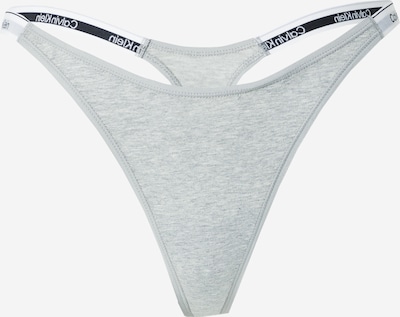 Calvin Klein Underwear Стринг в сиво / черно / бяло, Преглед на продукта