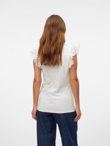 T-shirt 'MAYA TESS' MAMALICIOUS en blanc