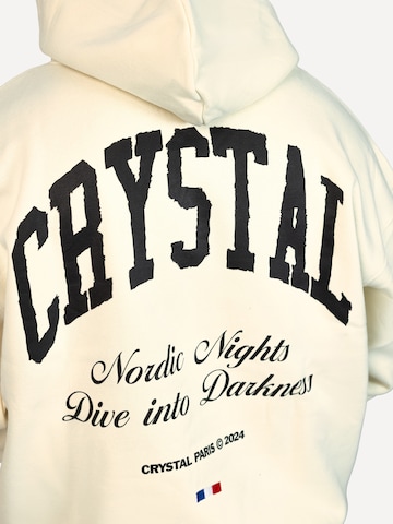 Crystal Paris Sweatshirt 'Nordic Nights' in Wit