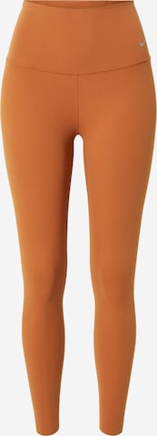 NIKE Skinny Sportsbukser 'ZENVY' i orange: forside