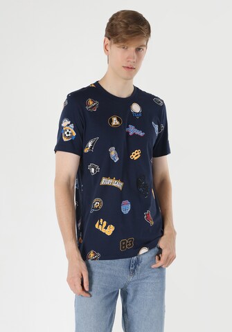 Colin's Shirt in Blauw: voorkant