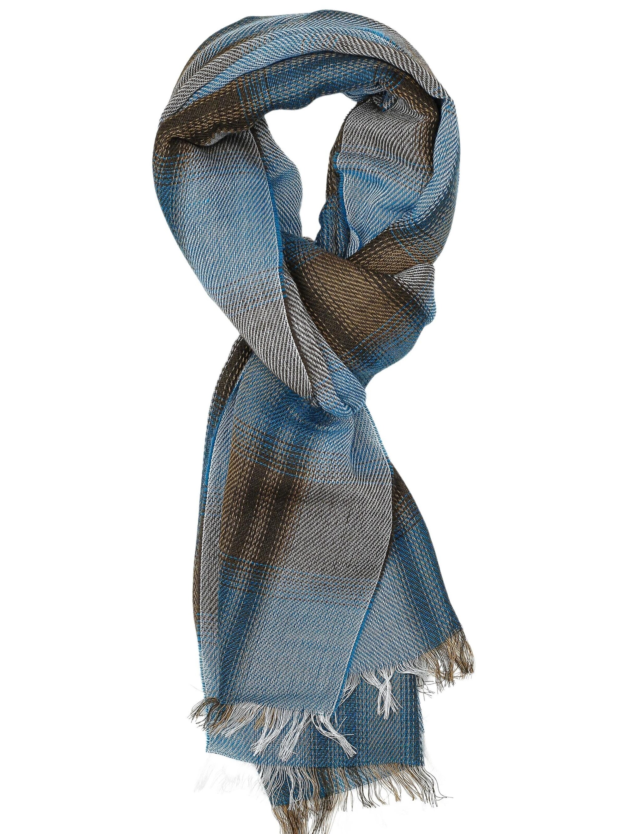 COLLEZIONE ALESSANDRO Scarf 'Tenero' in Blue