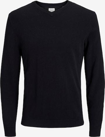 JACK & JONES Sweater in Black: front