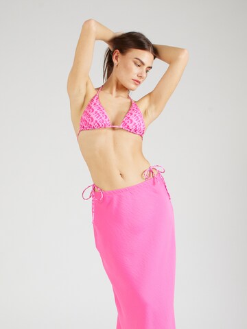 HUGO Triangle Bikini Top 'BONNIE' in Pink