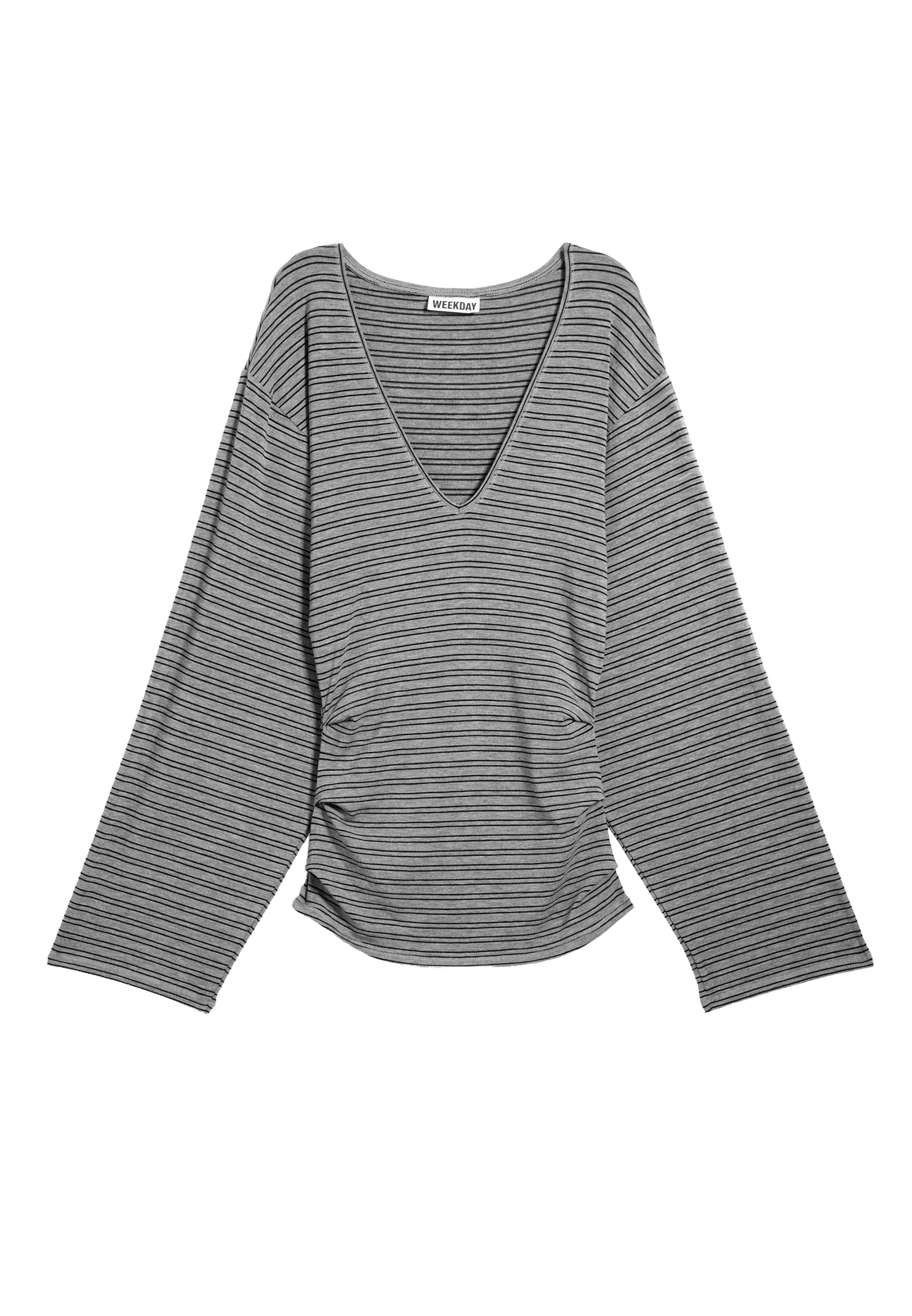 WEEKDAY - Camiseta 'Susie' en gris: frente