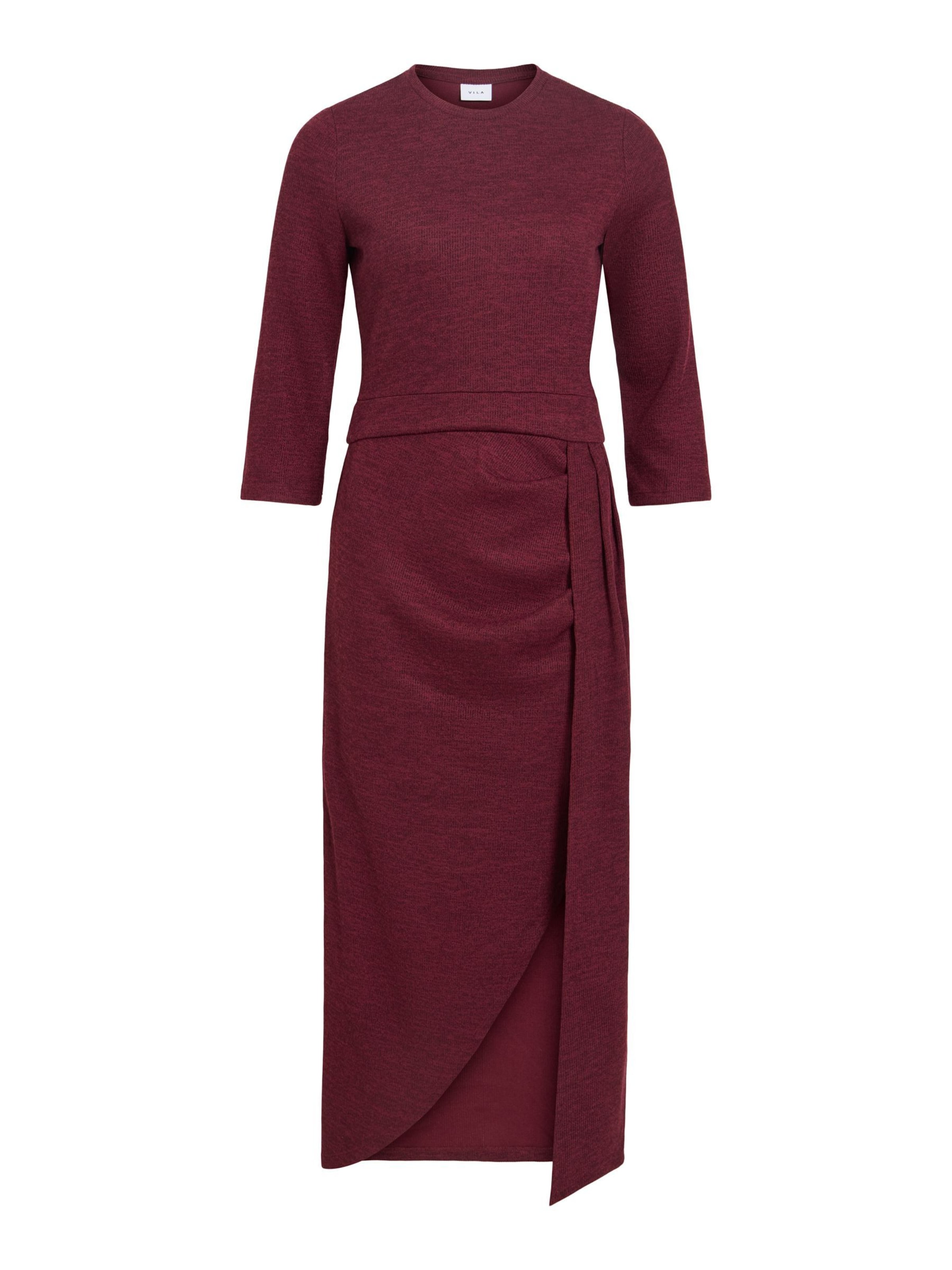 VILA Kleid 'VIRaffi' in Rot: Vorderseite