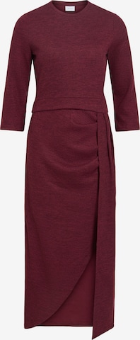 VILA Kleid 'VIRaffi' in Rot: Vorderseite