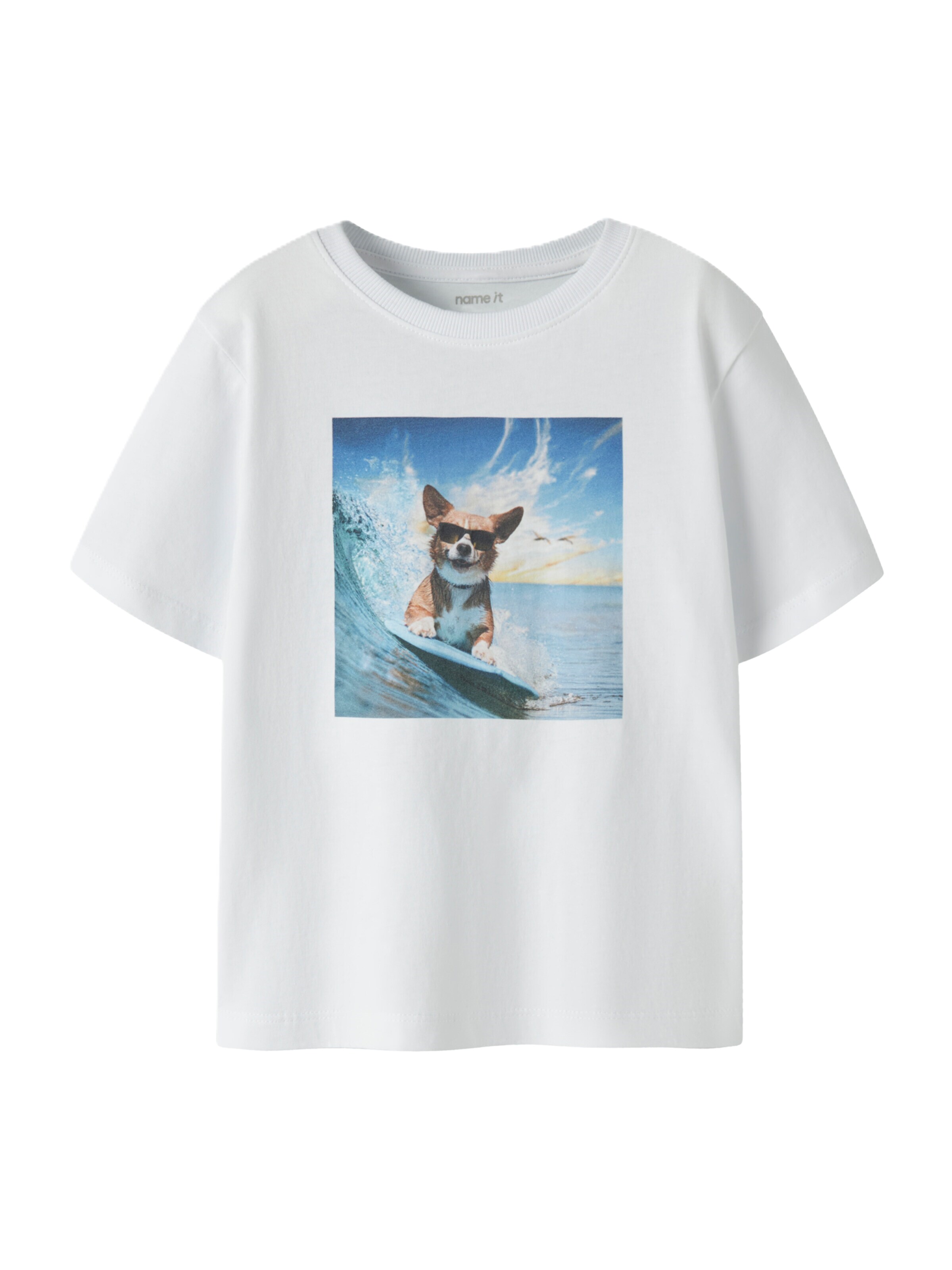 NAME IT - Camiseta 'NMMVoto' en blanco: frente