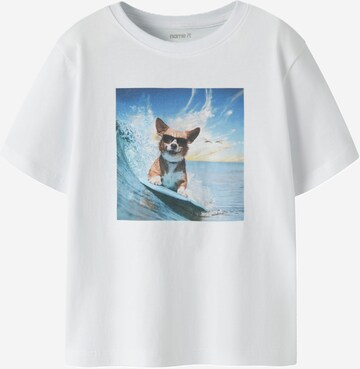 NAME IT - Camiseta 'NMMVoto' en blanco: frente