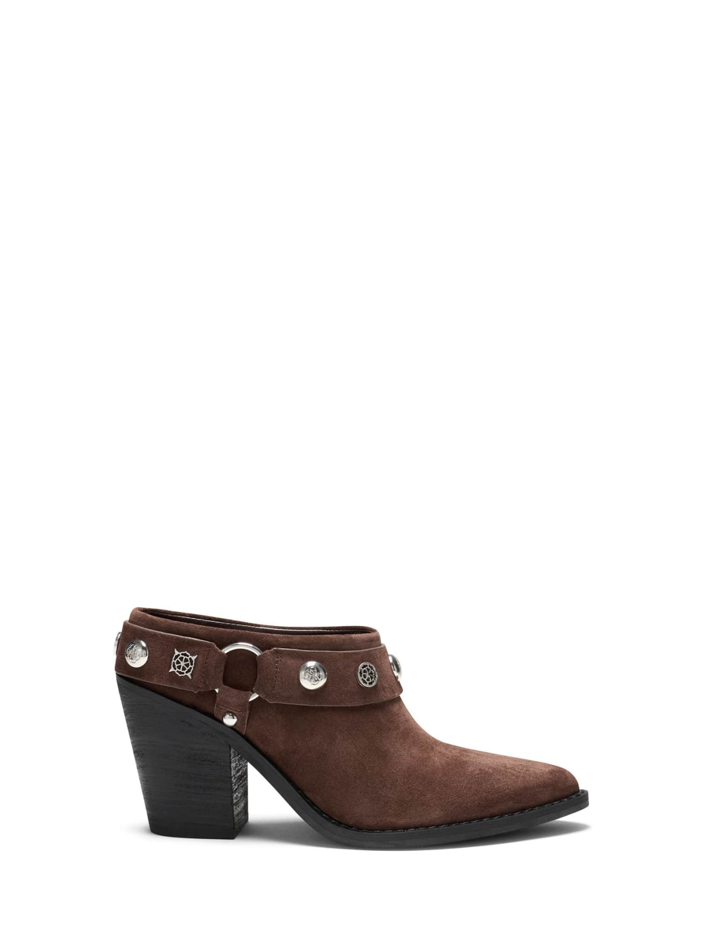 GUESS Platform Heels 'Sashlin' in Brown: front