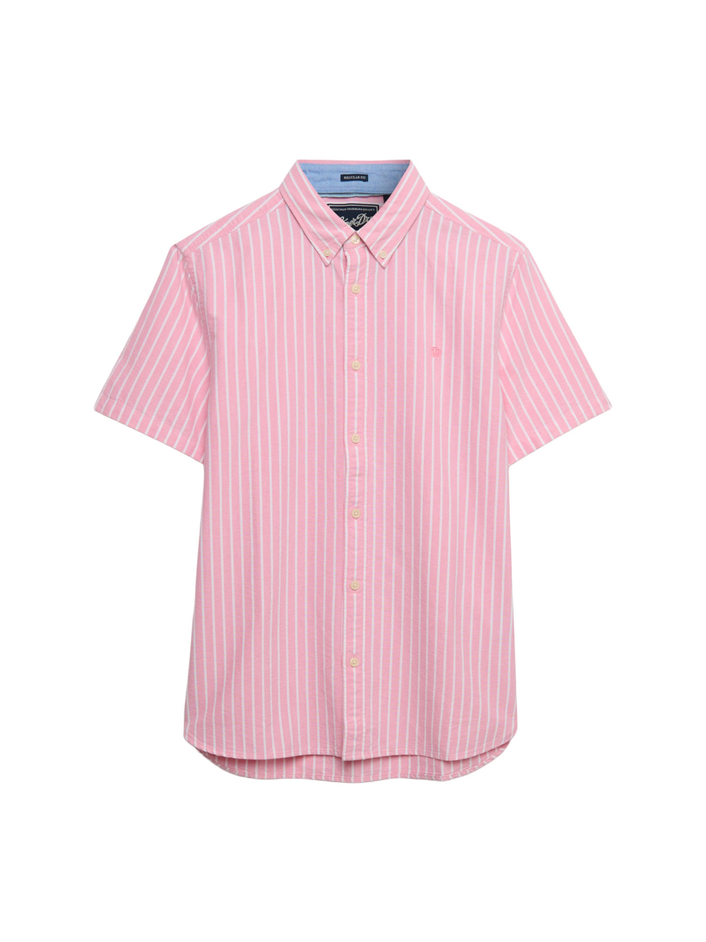 Superdry & Co Button Up Shirt in Orange: front