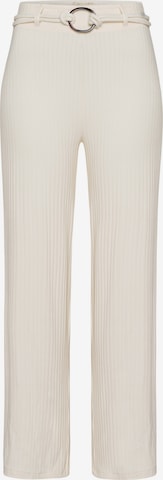 Les Lunes Flared Pants 'Lauren' in White: front