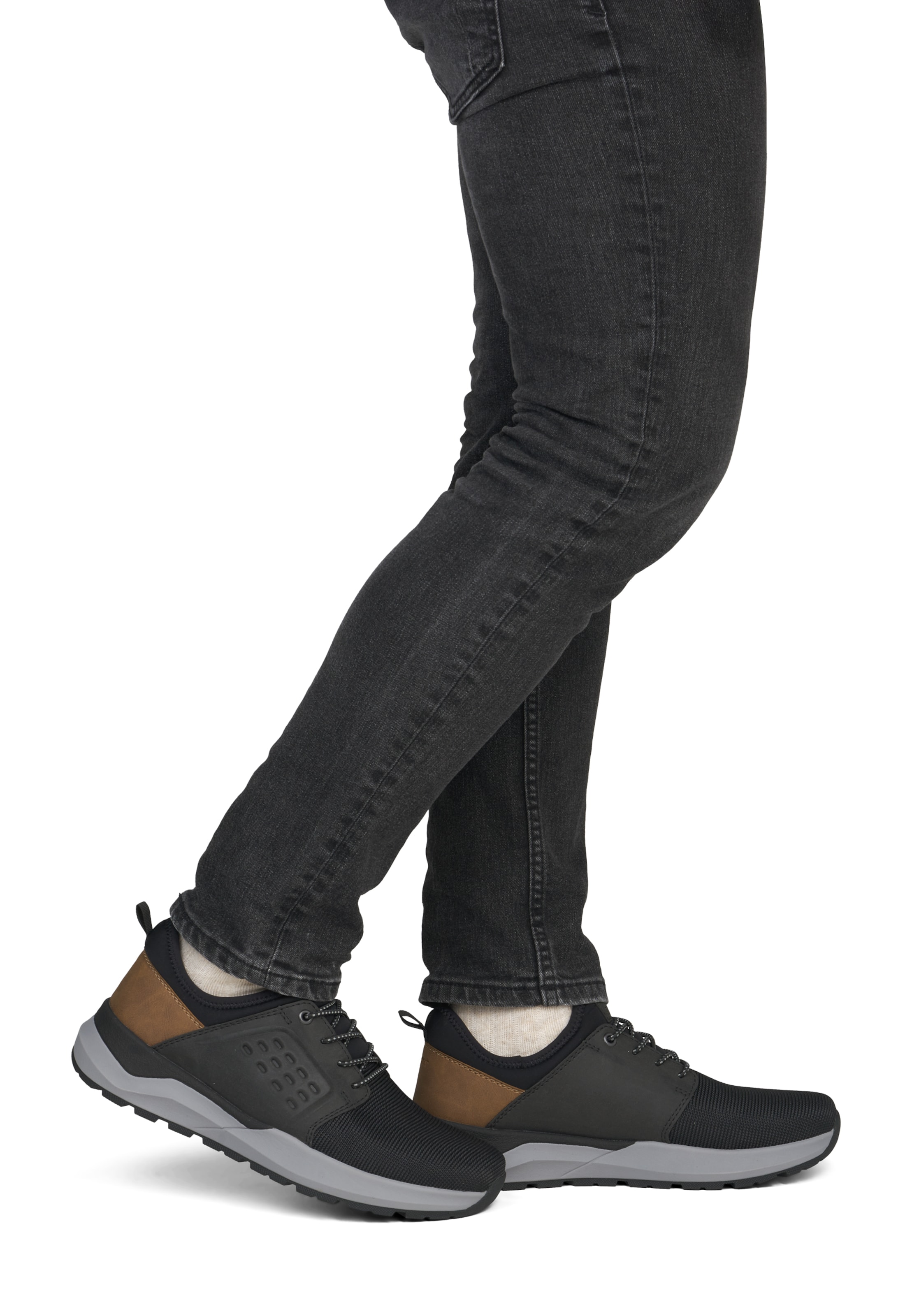 Rieker Sneakers laag 'HWK' in Zwart: voorkant