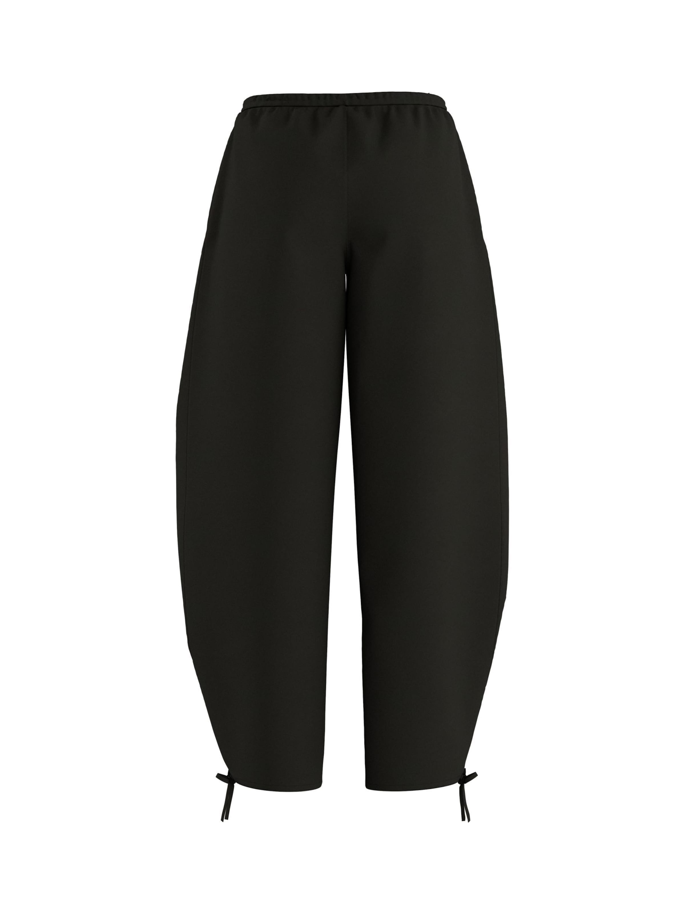 HYPEDROP - Barrel Pantalón 'FARAH' en negro