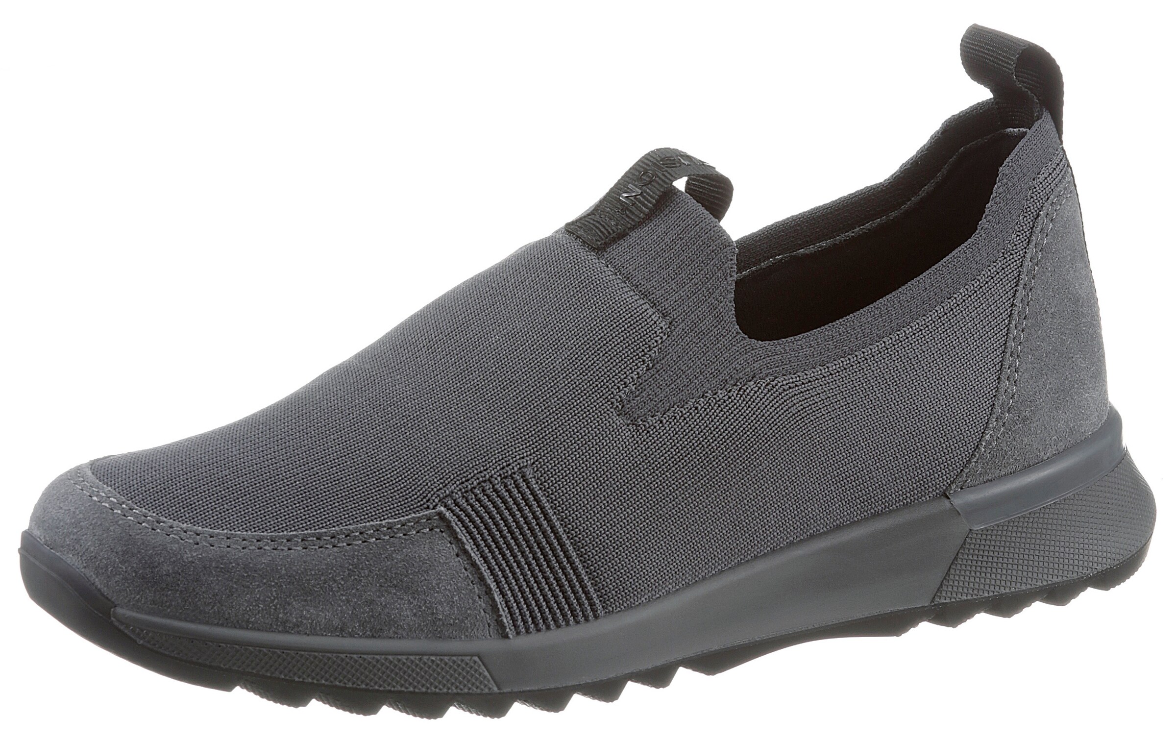 Slipper di ARA in grigio: frontale