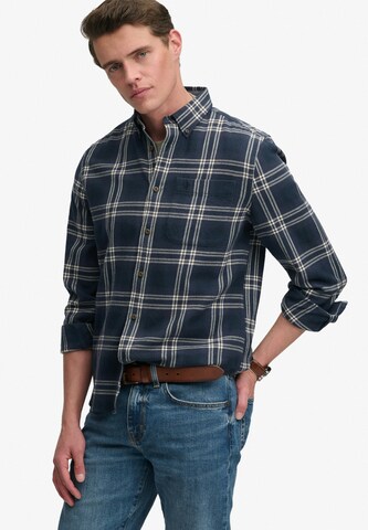Coupe regular Chemise 'LUMBERJACK' Superdry & Co en bleu