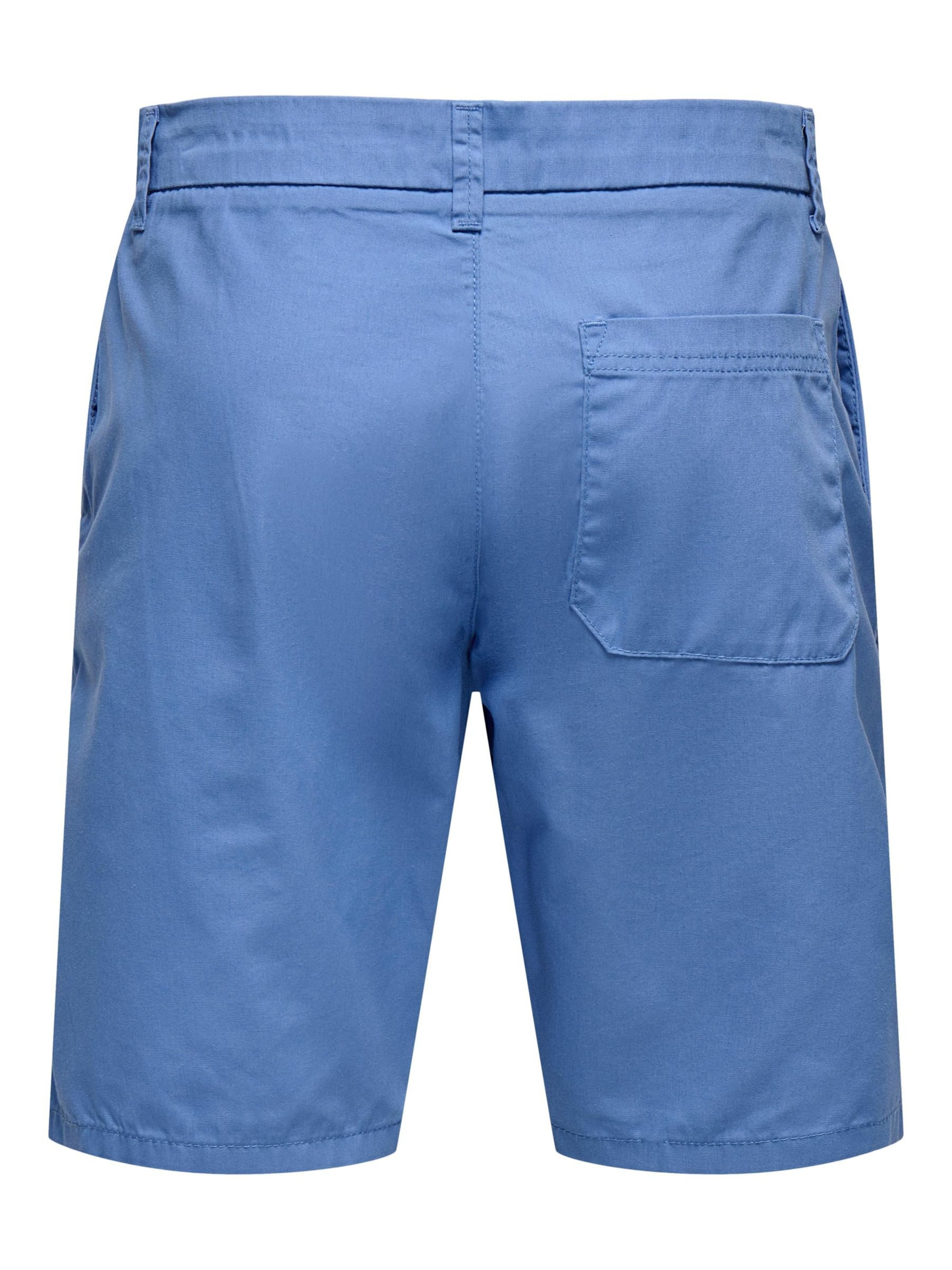 Only & Sons Slimfit Lærredsbukser 'ONSKal' i blå