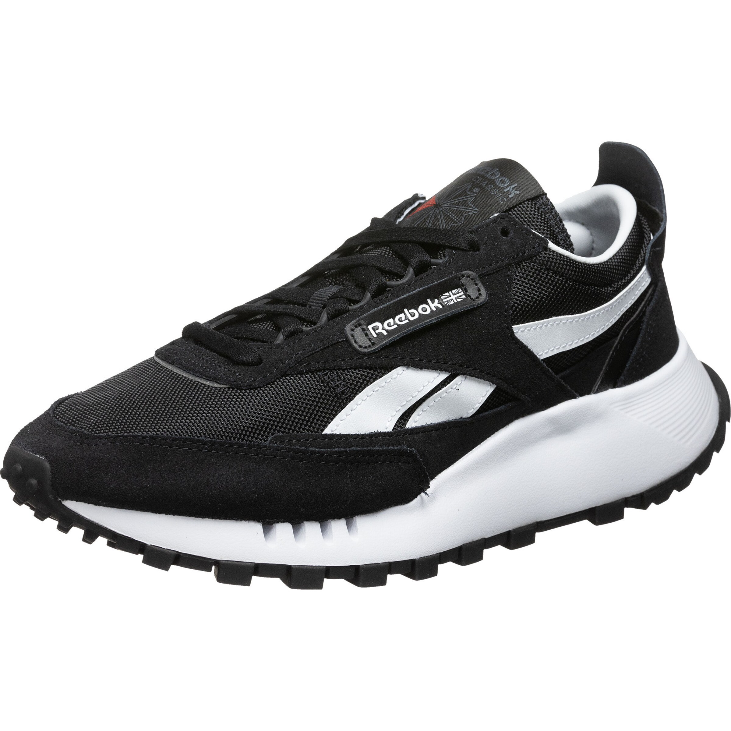 Reebok Σνίκερ χαμηλό 'CL LEGACY' σε μαύρο: μπροστά