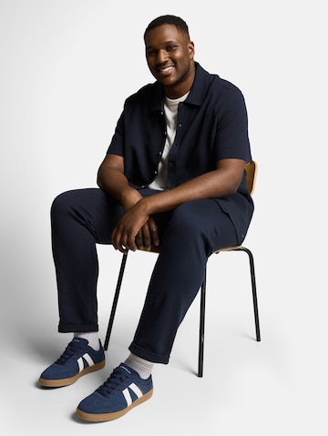 Coupe regular Chemise TOM TAILOR Men + en bleu