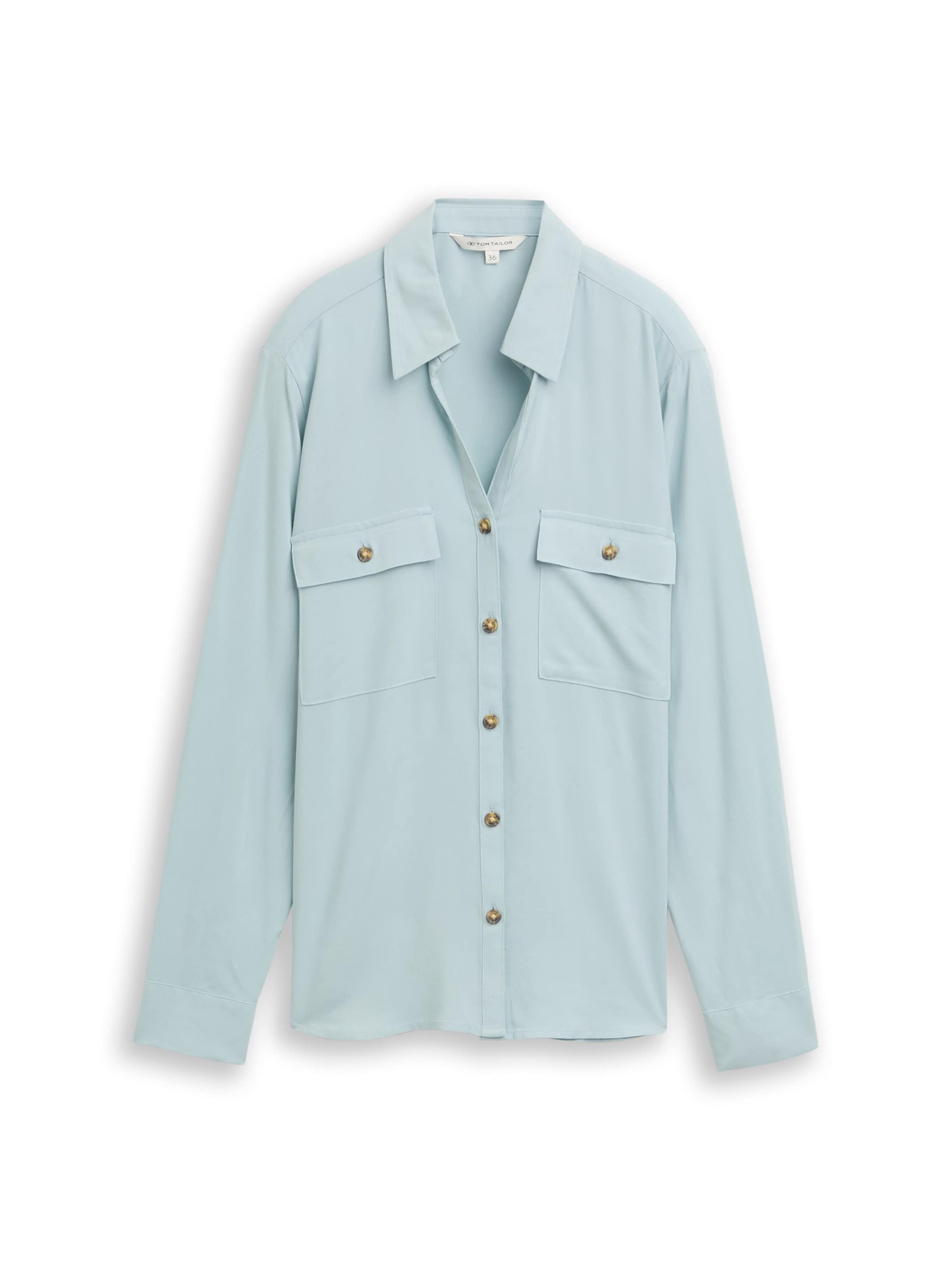 TOM TAILOR Blouse in Green: front