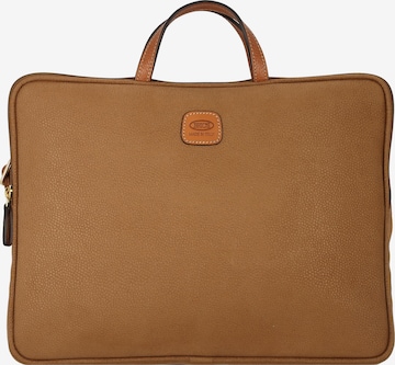 Bric's Laptop Bag 'Life' in Brown: front