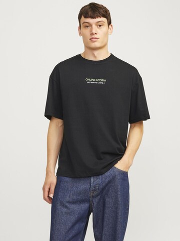 JACK & JONES Shirt in Black: front