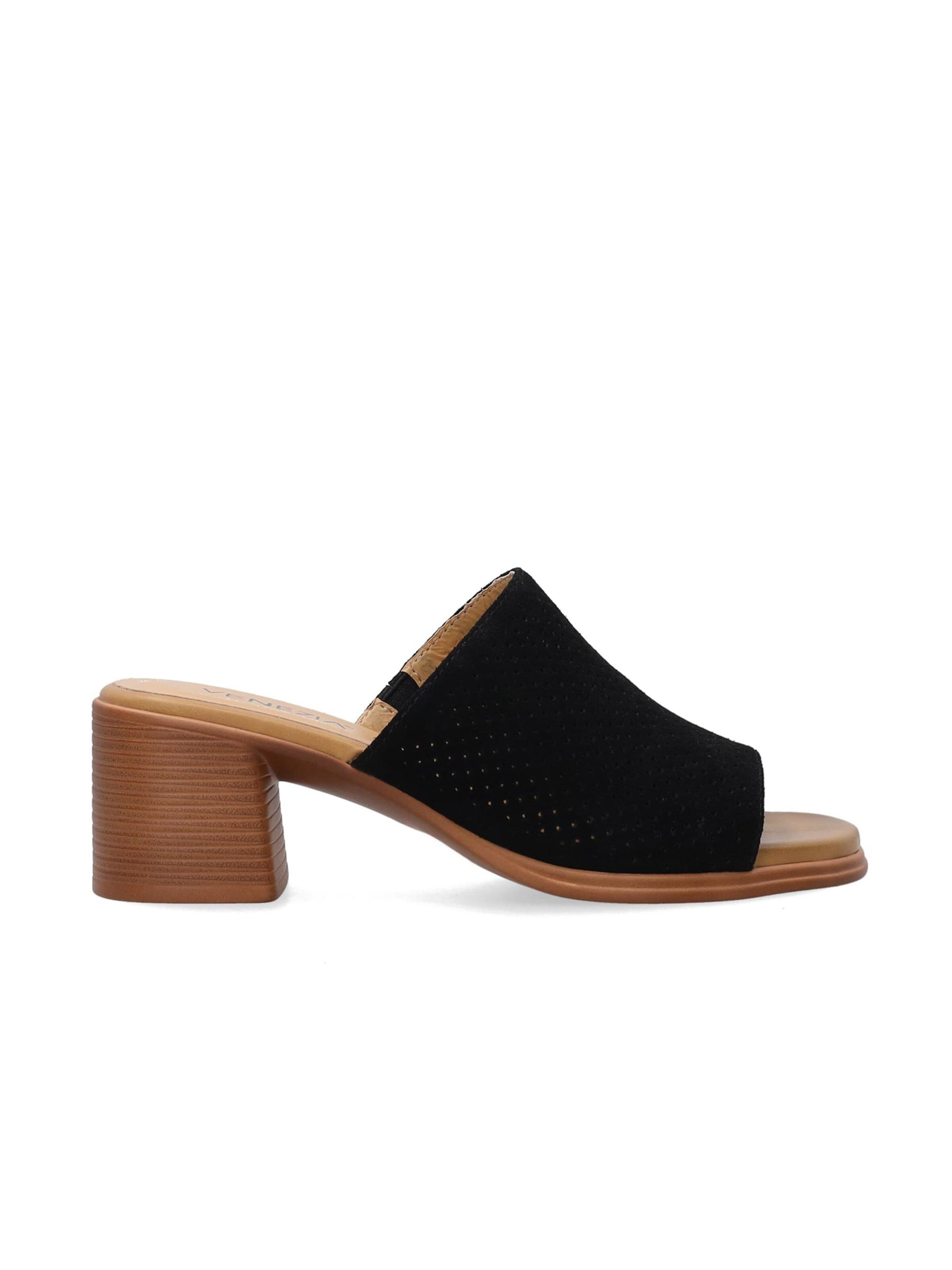 VENEZIA Mules in Black