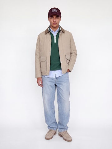 žalia JACK & JONES Megztinis 'JOR Frederiksberg'