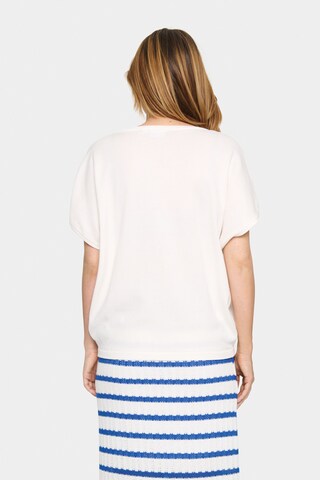 SAINT TROPEZ Sweater 'Mila' in White