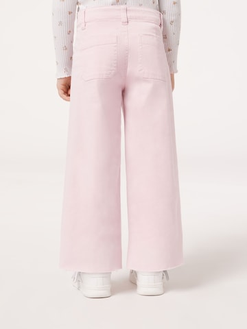CALZEDONIA Wide Leg Jeans in Pink
