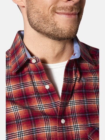 BABISTA Regular Fit Flanellhemd ' Floreverti ' in Rot