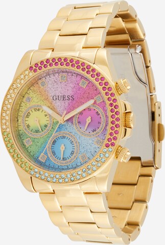 GUESS Analog watch 'DRESS' in Gold: front