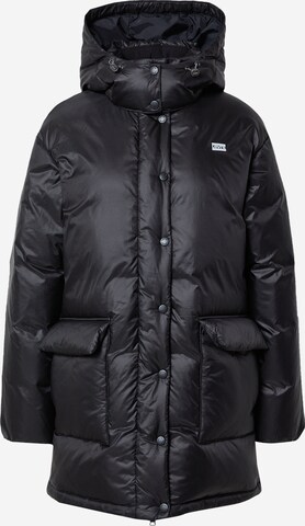 LEVI'S ® Зимнее пальто 'Luna Core Puffer Mid' в Черный: спереди