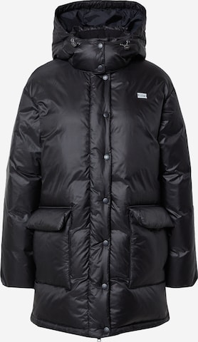 LEVI'S Χειμερινό παλτό 'CORE PUFFER MID BLACKS' σε μαύρο: μπροστά