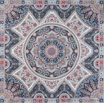 Foulard Roeckl en mélange de couleurs : devant