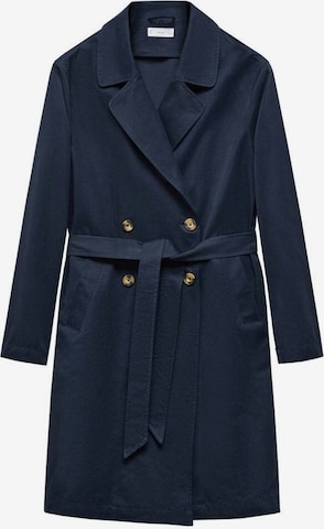 MANGO TEEN Coat 'Trenchy' in Blue: front