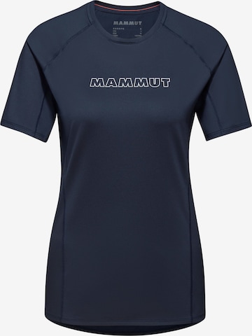 MAMMUT Performance Shirt in Blue: front