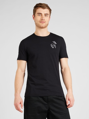 WESTMARK LONDON Тениска в черно: отпред