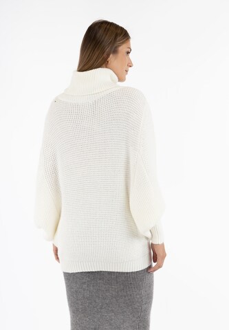 RISA Пуловер 'Vanne' в бяло