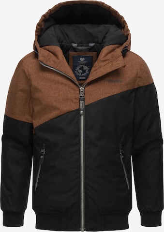 Ragwear Between-Season Jacket in Brown: front