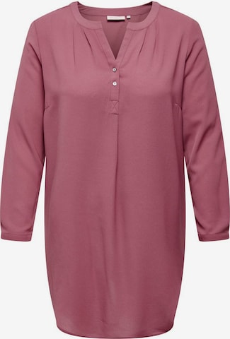 ONLY Carmakoma Blouse in Roze: voorkant