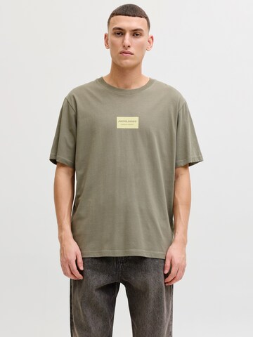JACK & JONES T-Shirt 'JJFRANK' in Grau: Vorderseite