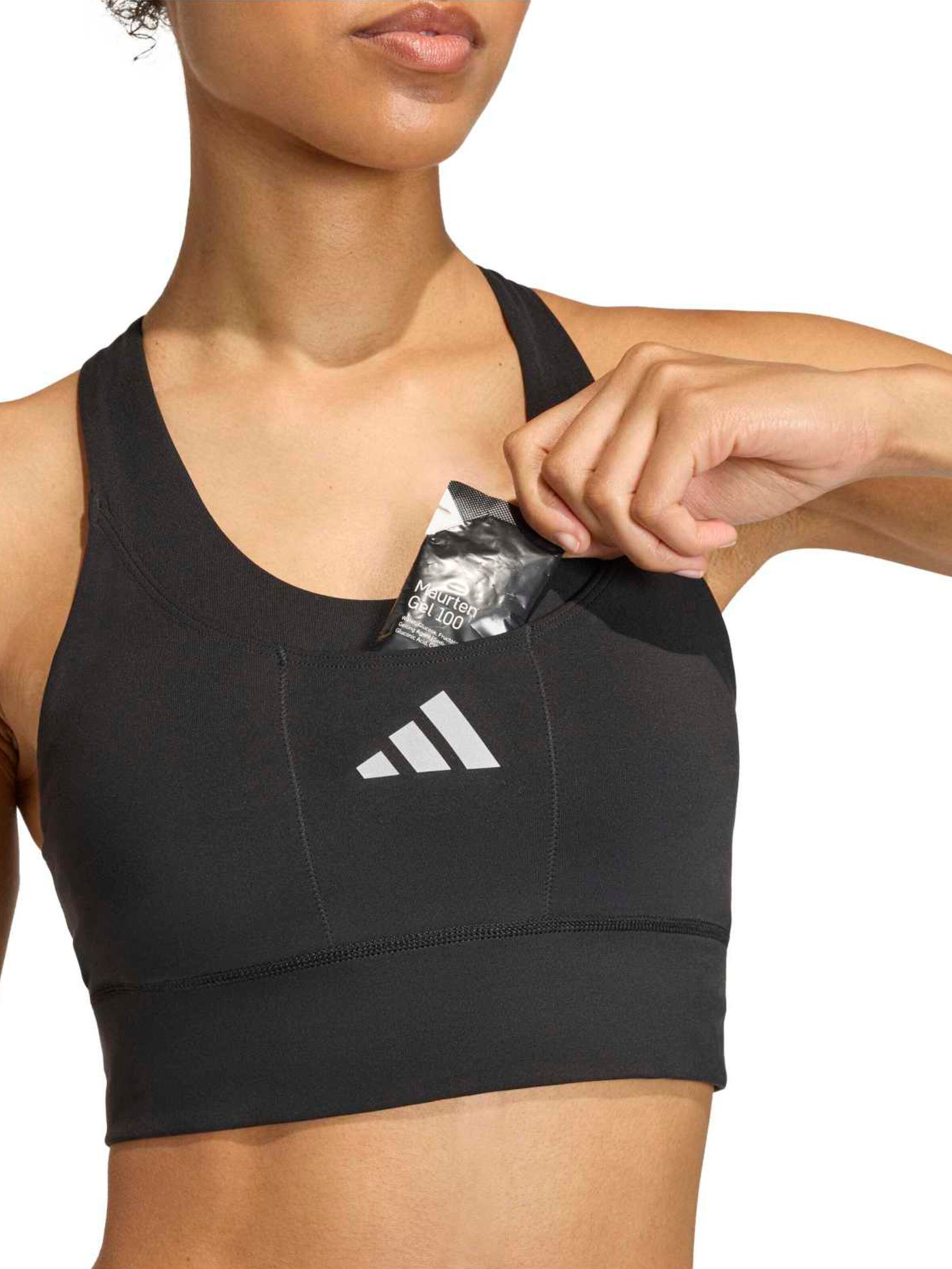 ADIDAS PERFORMANCE Bustier Sport bh 'ADI365' in Zwart