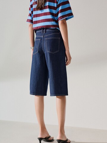 mėlyna Next Laisvas Džinsai