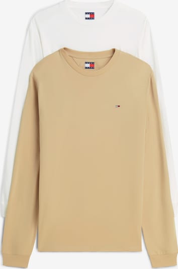 Tommy Jeans Majica u bež / bijela, Pregled proizvoda