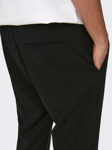 Regular Pantalon 'LINUS' Only & Sons en noir