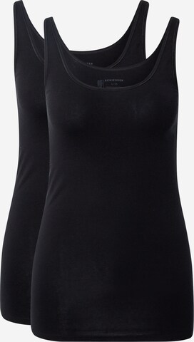 SCHIESSER Undershirt '95/5' in Black: front