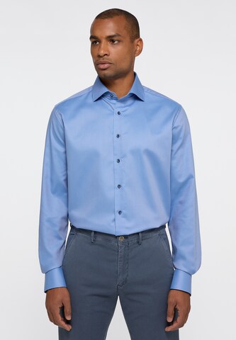 ETERNA Regular fit Business Shirt in Blue: front