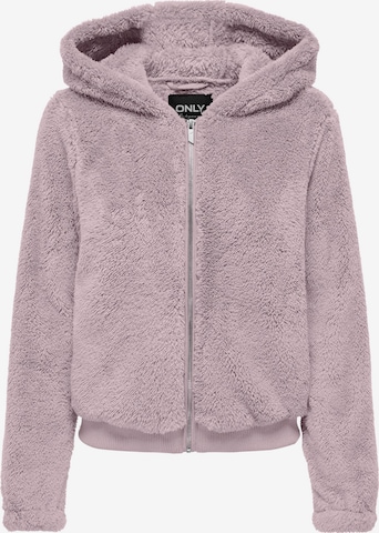 ONLY Jopa iz flisa 'ONLNEWANNA' | vijolična barva: sprednja stran
