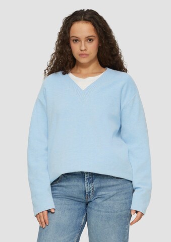 s.Oliver Trui in Blauw: voorkant